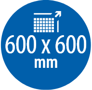 600x600mm